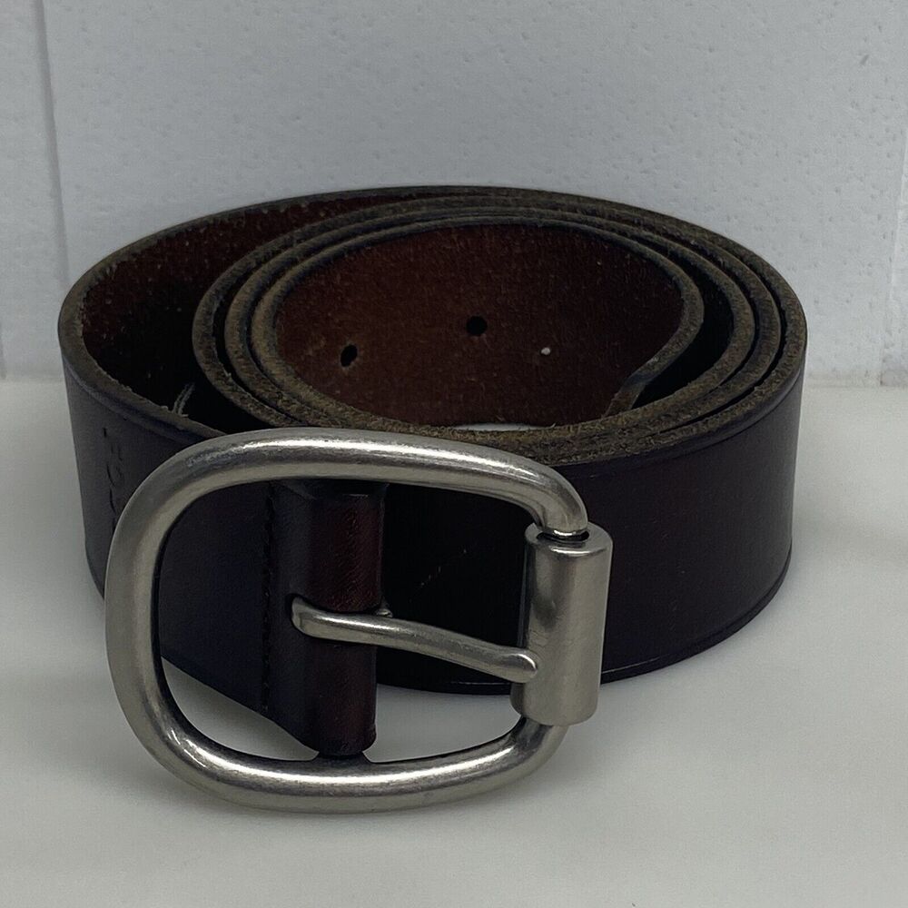 Fossil Men Size M Brown Leather Belt BT3731200 Accessories